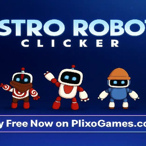 Astro Robot Clicker Game gameplay — a space-themed idle clicker