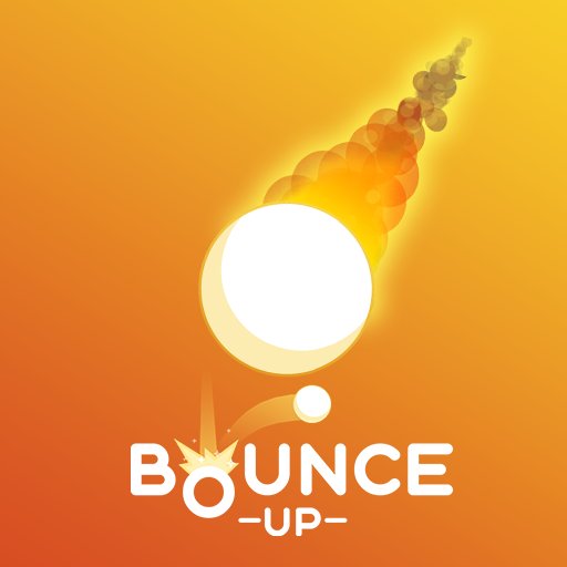 Bounce Up gameplay — a one-button timing arcade game