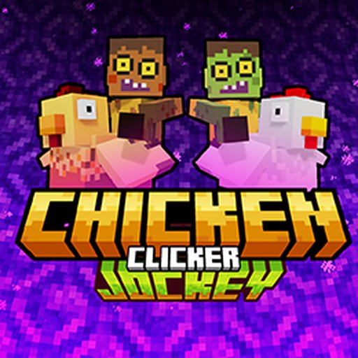 Chicken Jockey Clicker gameplay — a Minecraft-inspired idle clicker