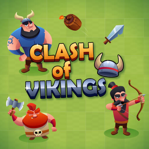 Clash of Vikings gameplay — a Viking real-time card strategy battle