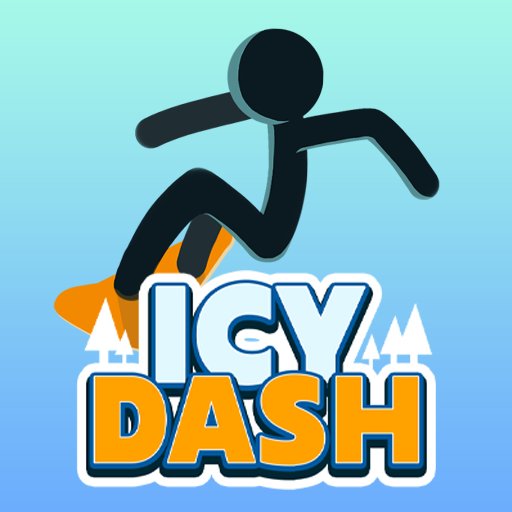 Icy Dash gameplay — a high-speed snowboard racing game