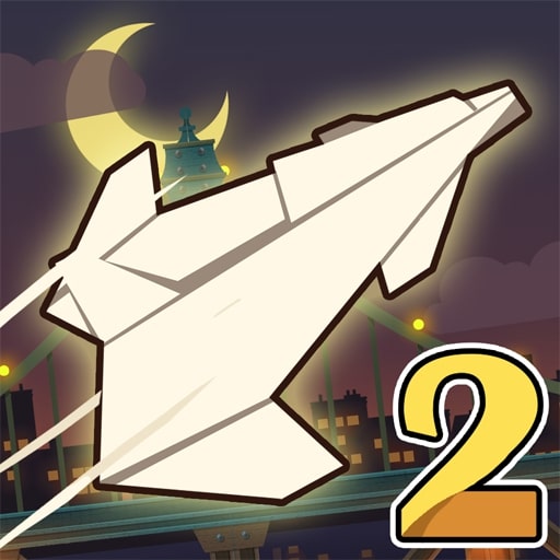 Paper Flight 2 gameplay — a paper airplane distance game