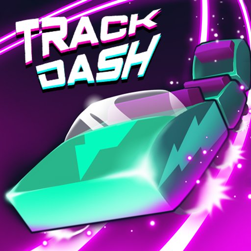 Track Dash gameplay — a one-button physics endless runner